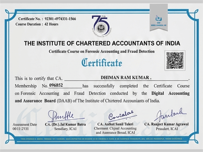 Forensic Accounting & Fraud Detection